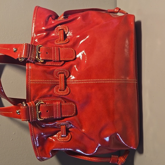 Dooney & Bourke Pink Patent Leather Satchel - Picture 14 of 15